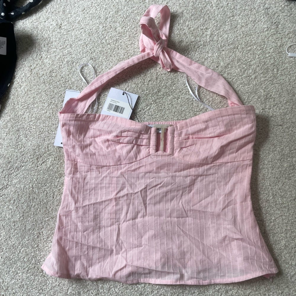Princess Polly Blush Textured Top